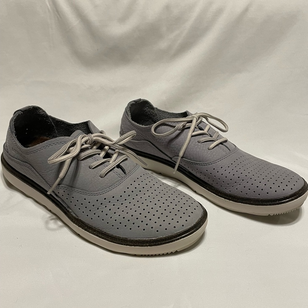MERRELL Shoes Around Town Lace Air Vetiver Light gray size 7 - Picture 2 of 10